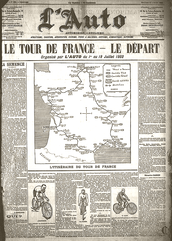 tours france newspaper